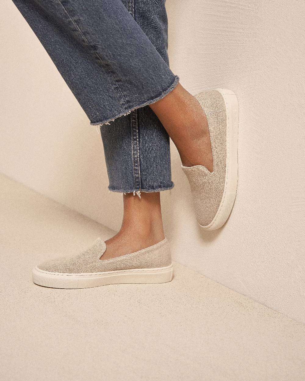 Manebí Organic Hemp Slip-On - La Havana Natural Prezzo di fabbrica