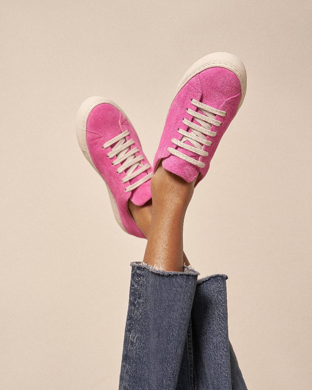 Manebí Suede Sneakers - Hamptons Bold Pink Vendite stagionali