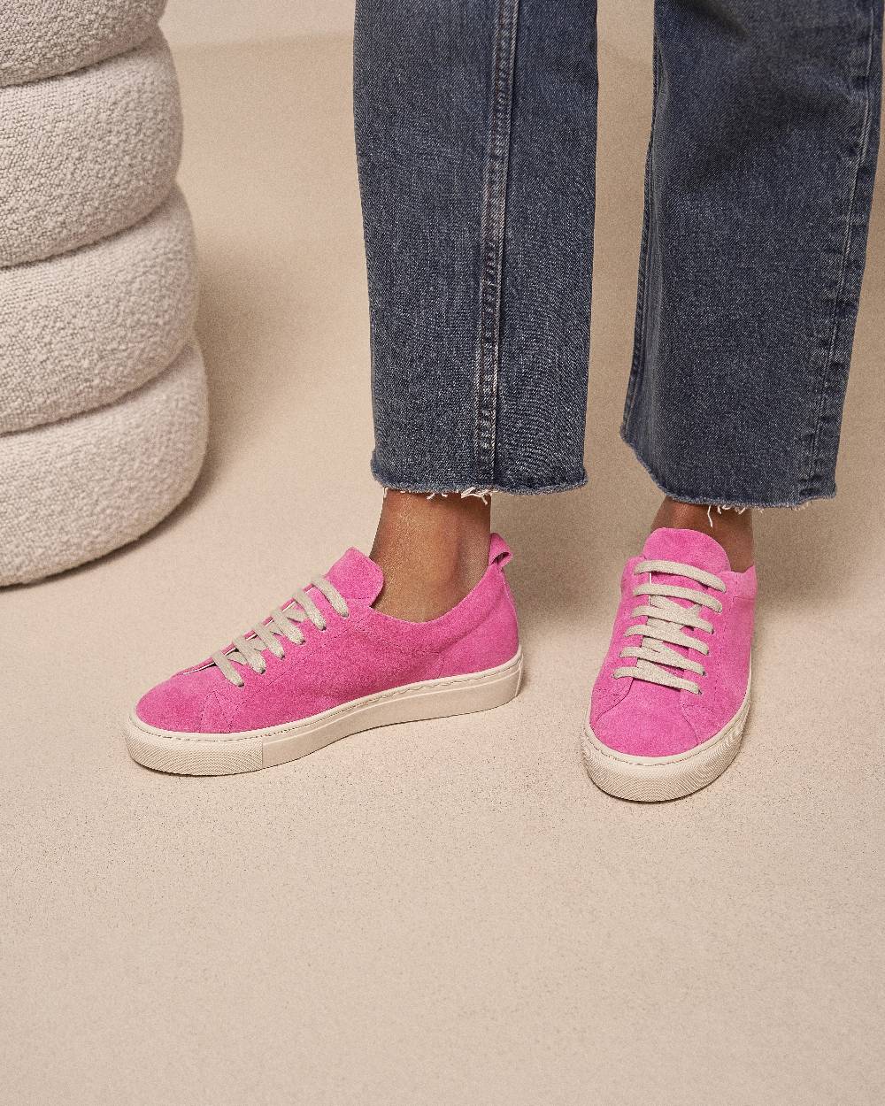 Manebí Suede Sneakers - Hamptons Bold Pink Vendite stagionali