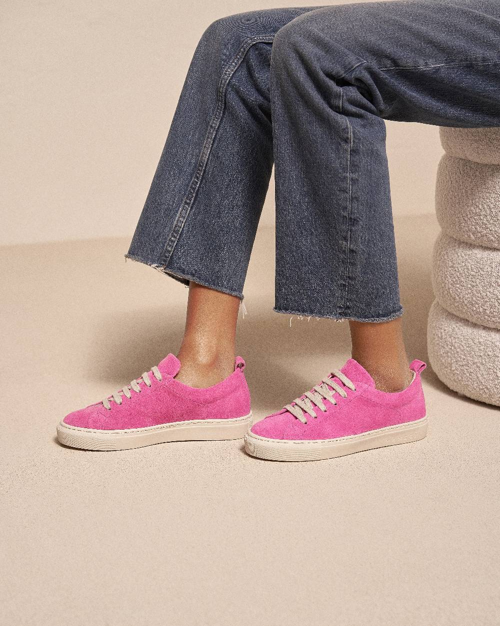 Manebí Suede Sneakers - Hamptons Bold Pink Vendite stagionali