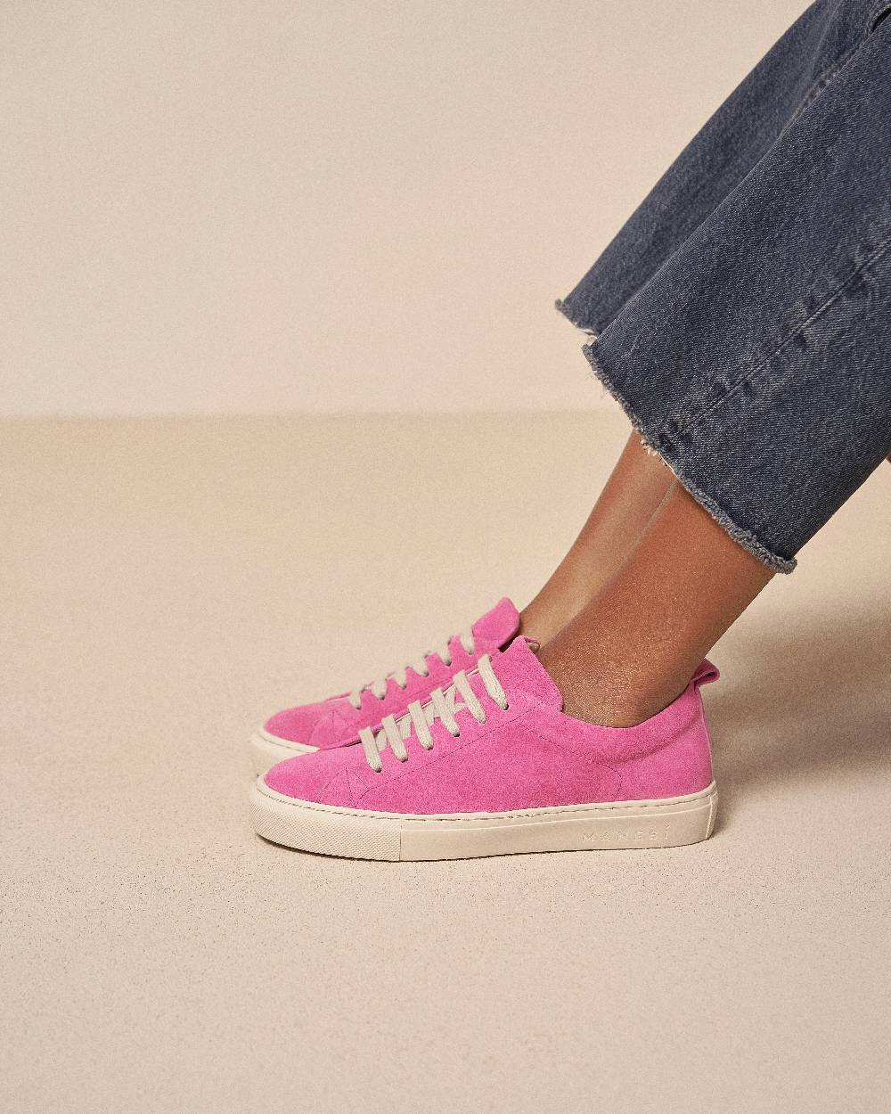Manebí Suede Sneakers - Hamptons Bold Pink Vendite stagionali