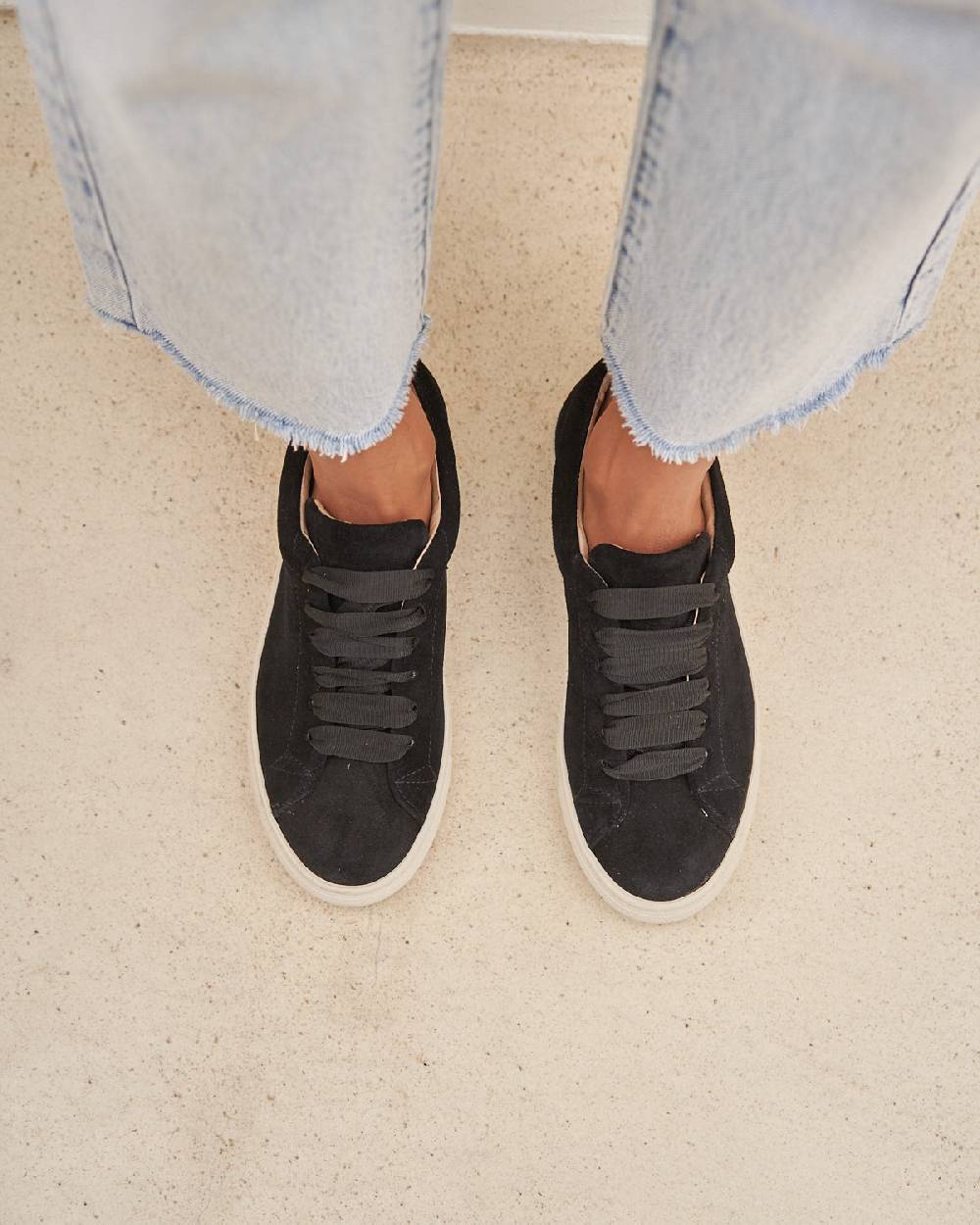 Manebí Suede Sneakers - Hamptons Black Black Friday