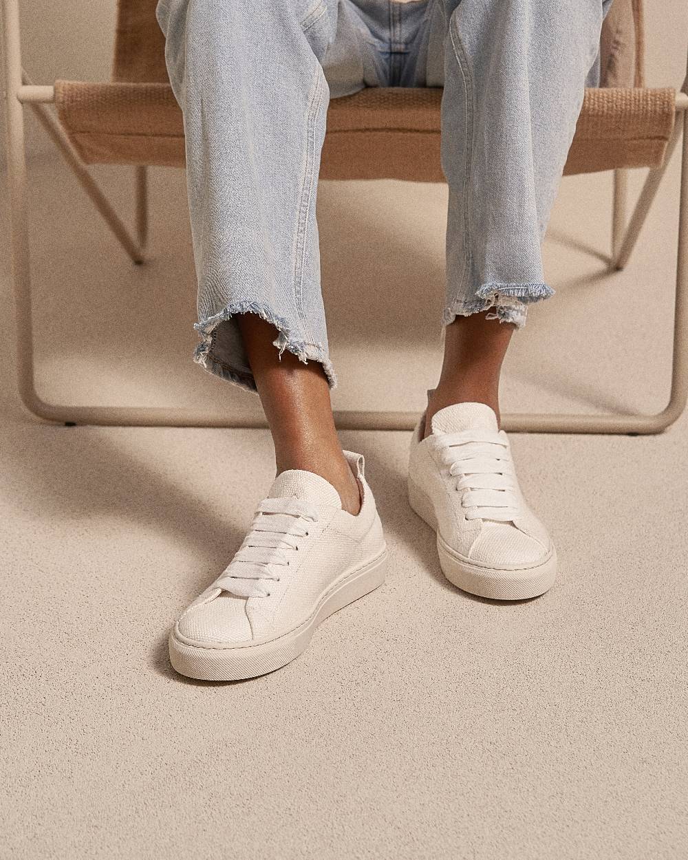 Manebí Organic Hemp Sneakers - La Havana White Offerta Pasqua