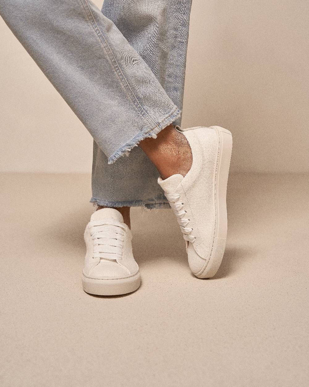 Manebí Organic Hemp Sneakers - La Havana White Offerta Pasqua