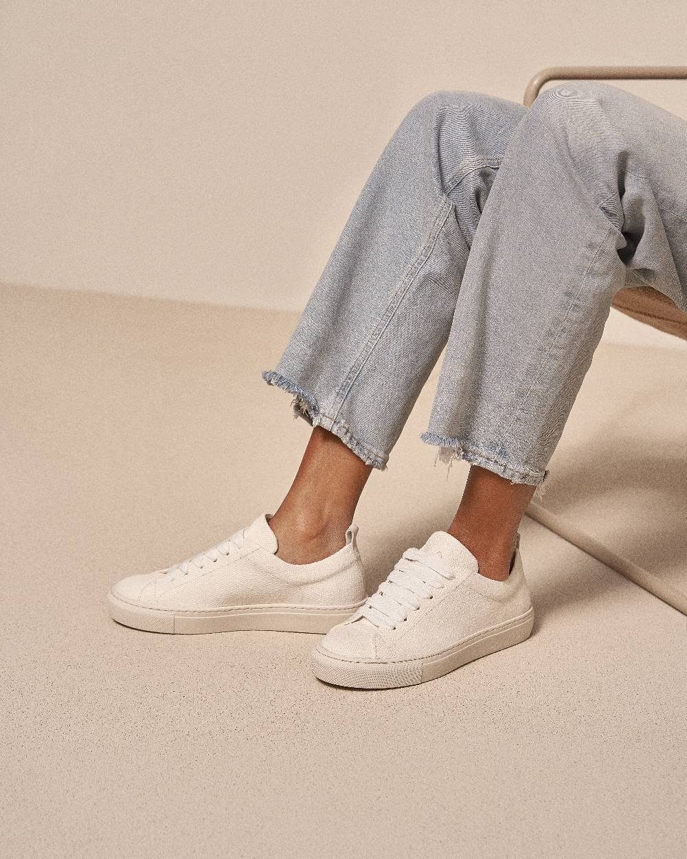 Manebí Organic Hemp Sneakers - La Havana White Offerta Pasqua