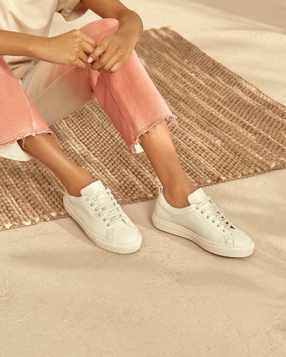 Manebí Calf Leather Sneakers - Canyon Argil Offerta Anniversario