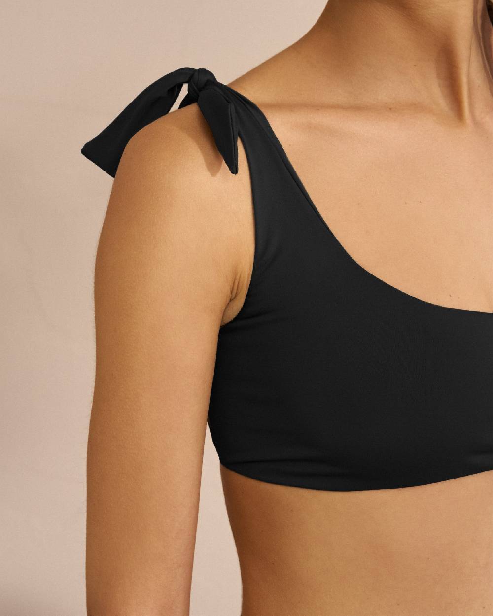 Manebí Tie One Shoulder Bikini - Black Acquista Ora
