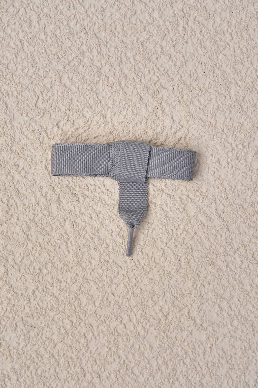 Manebí Cotton Shoelaces - Grosgrain Grey Black Friday