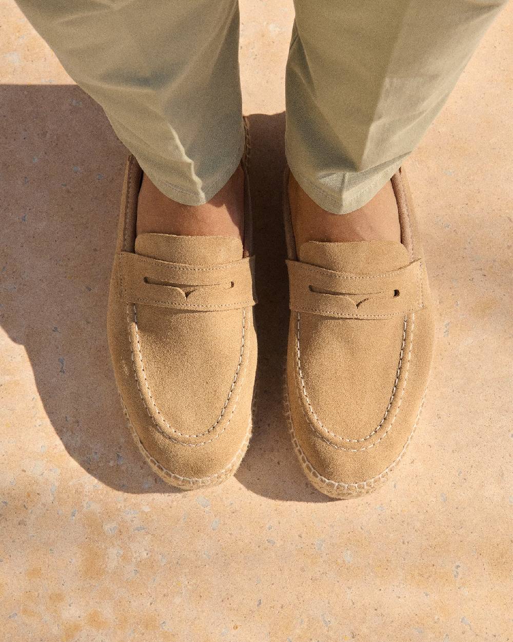 Manebí Mocassini - Hamptons - Washed Beige Ultimi due giorni
