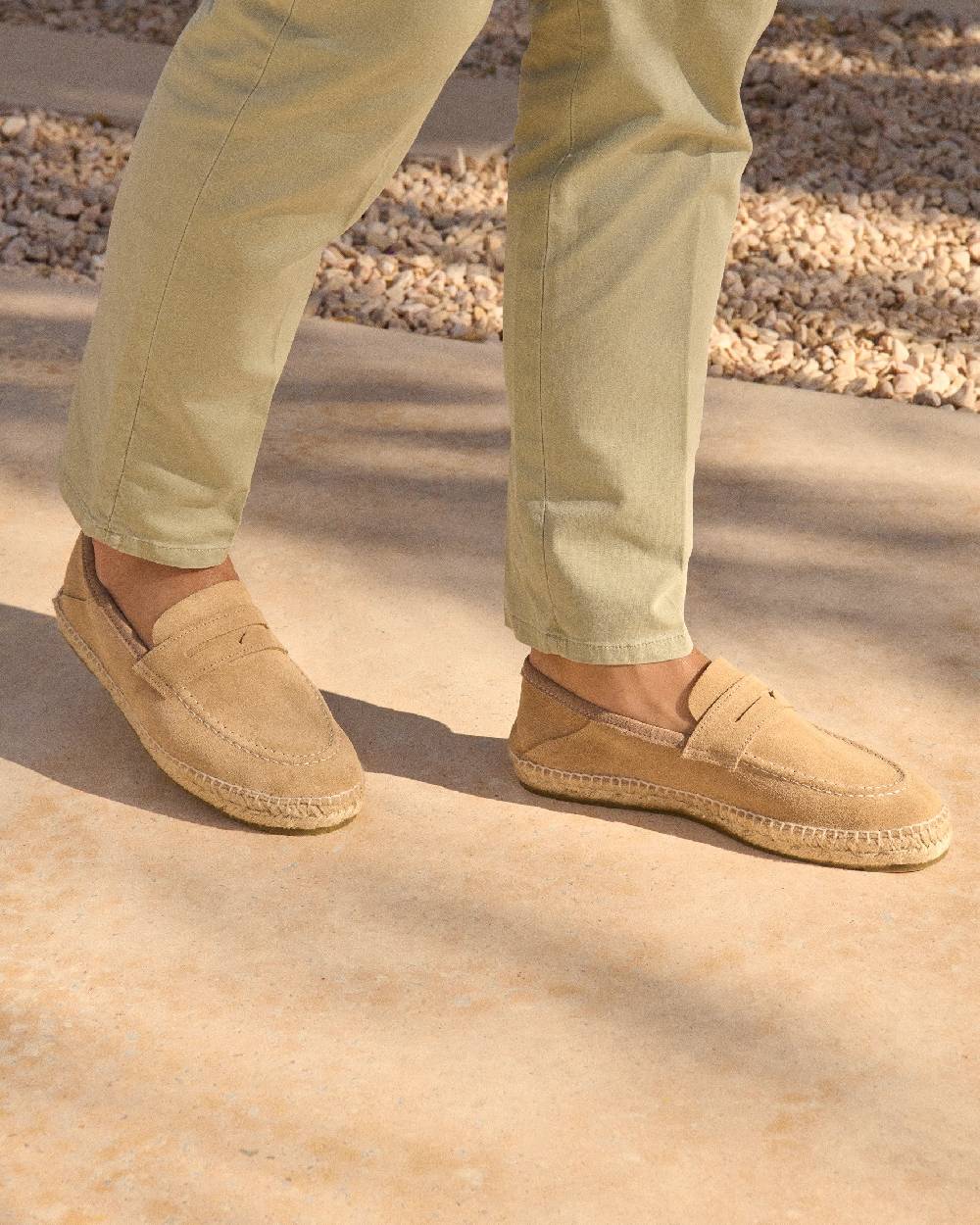 Manebí Mocassini - Hamptons - Washed Beige Ultimi due giorni