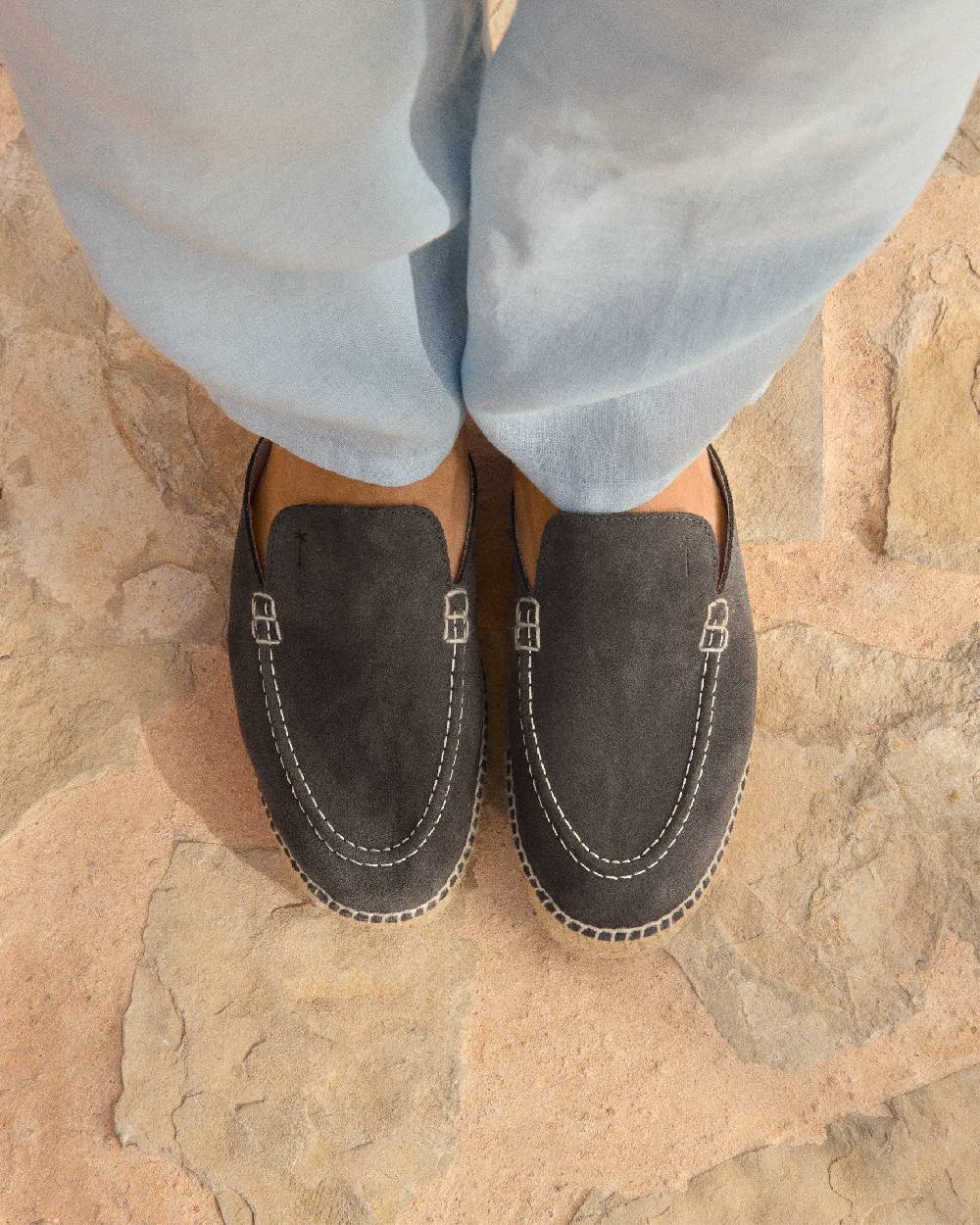 Manebí Mocassini Sabot Traveler - Hamptons - Carbon Grey
