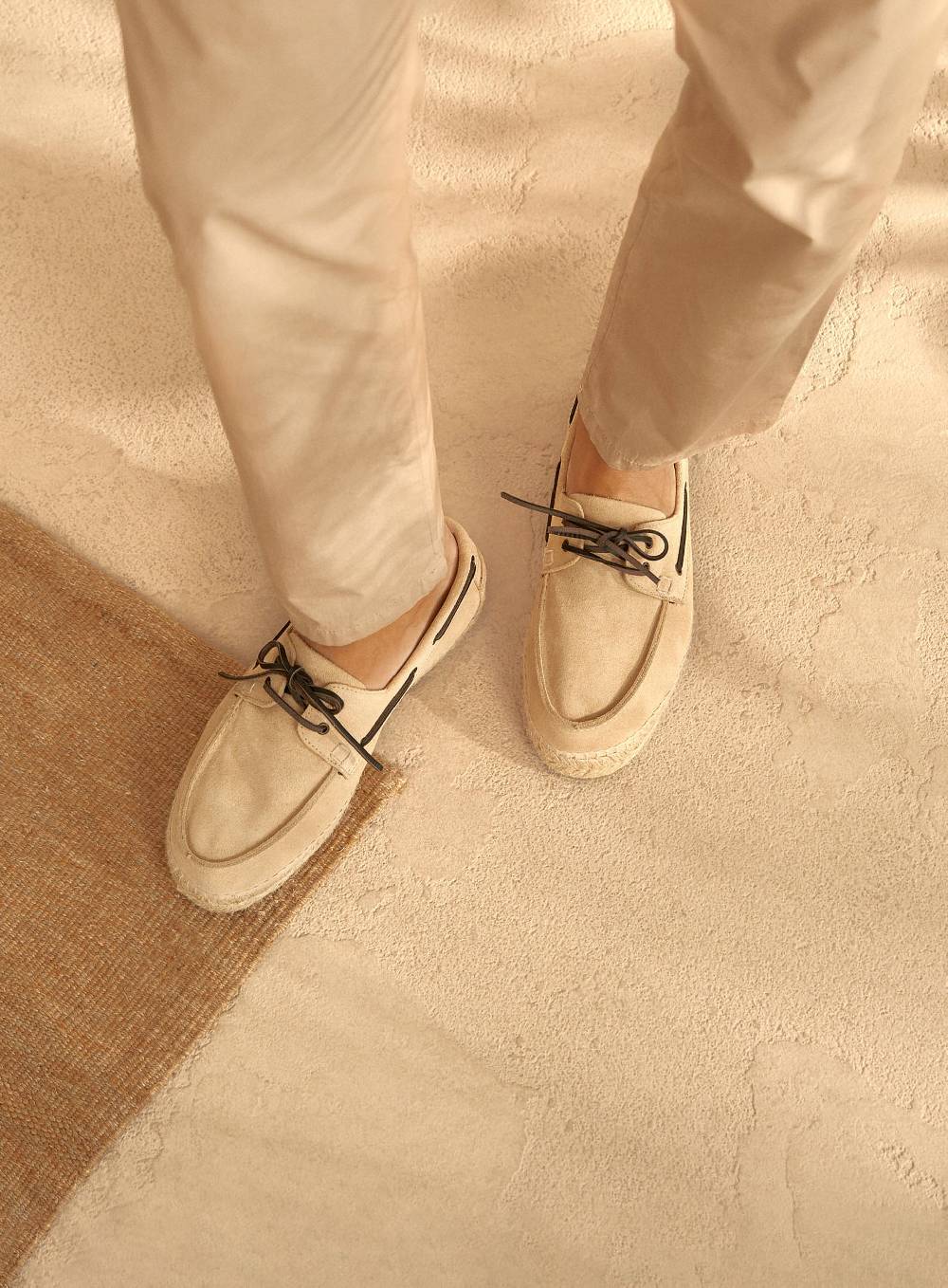 Manebí Scarpe da barca - Hamptons - Champagne Beige Fino al 65% di sconto