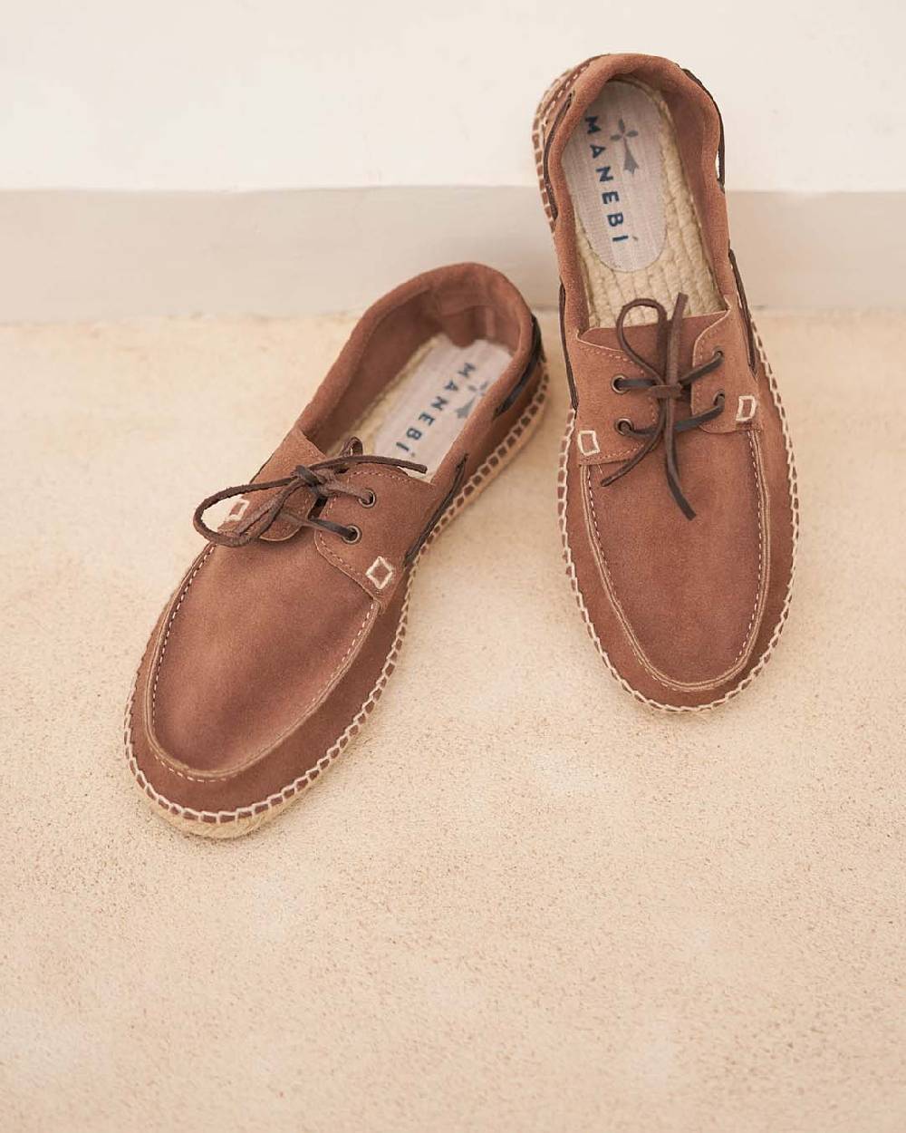 Manebí Scarpe da barca - Hamptons - Moka Offerta speciale della fabbrica
