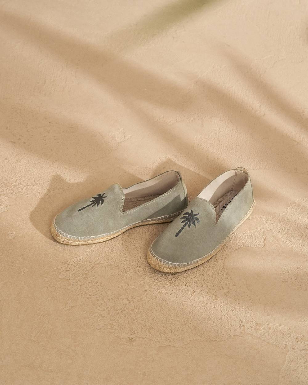 Manebí Espadrillas - Palm Springs - Verde militare e palmo in carbonio 50% di sconto per tempo limitato