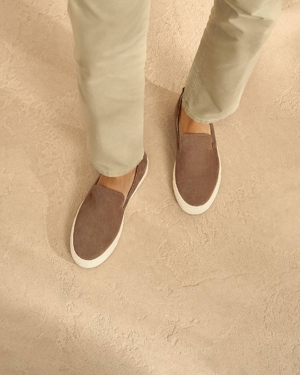 Manebí Slip-On in pelle scamosciata - Hamptons - Moka 2025