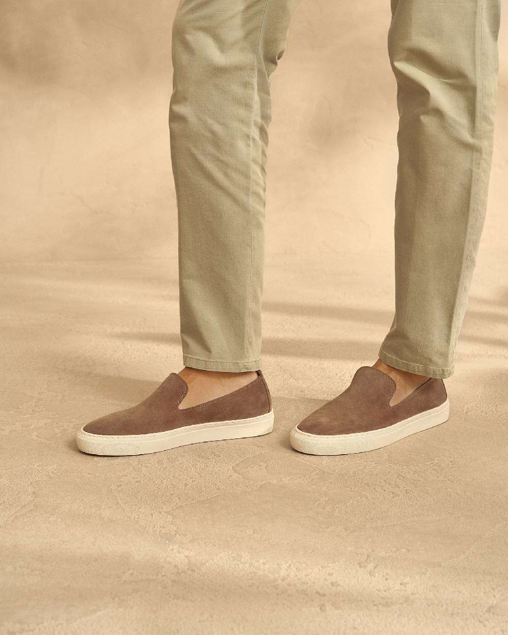 Manebí Slip-On in pelle scamosciata - Hamptons - Moka 2025