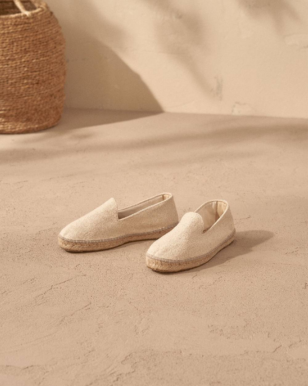 Manebí Coarse Woven Canvas Espadrilles - Yucatán Natural ACQUISTA ORA