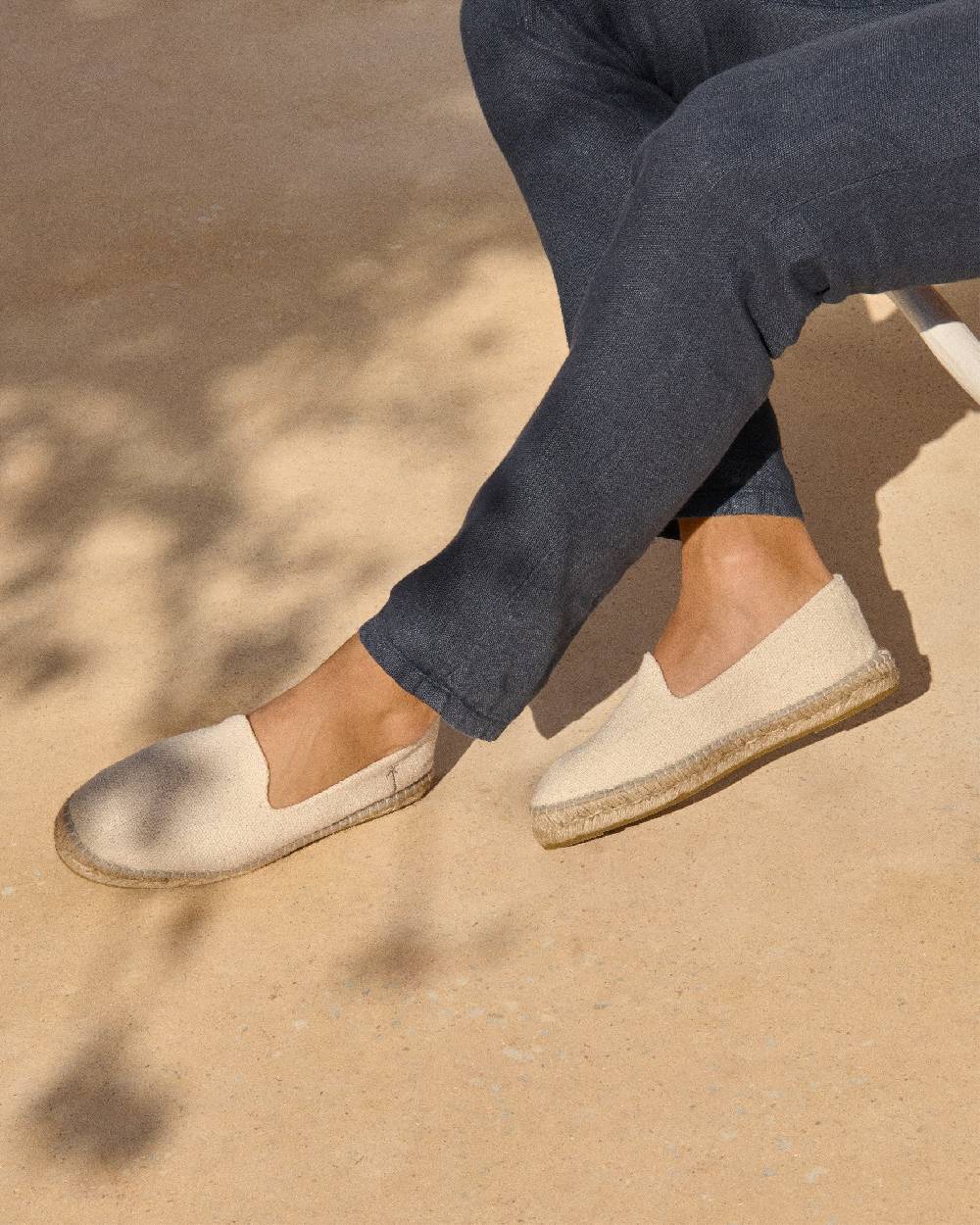 Manebí Coarse Woven Canvas Espadrilles - Yucatán Natural ACQUISTA ORA