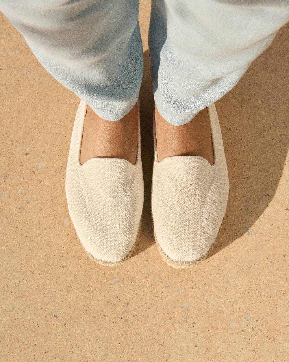 Manebí Organic Hemp Espadrilles - La Havana White Fino al 60% di sconto