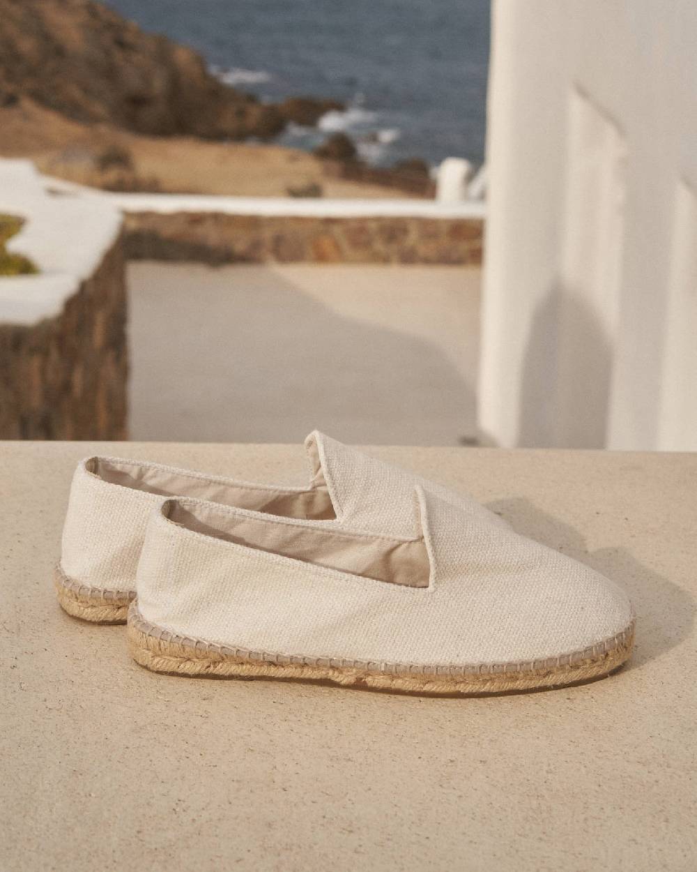 Manebí Organic Hemp Espadrilles - La Havana White Fino al 60% di sconto