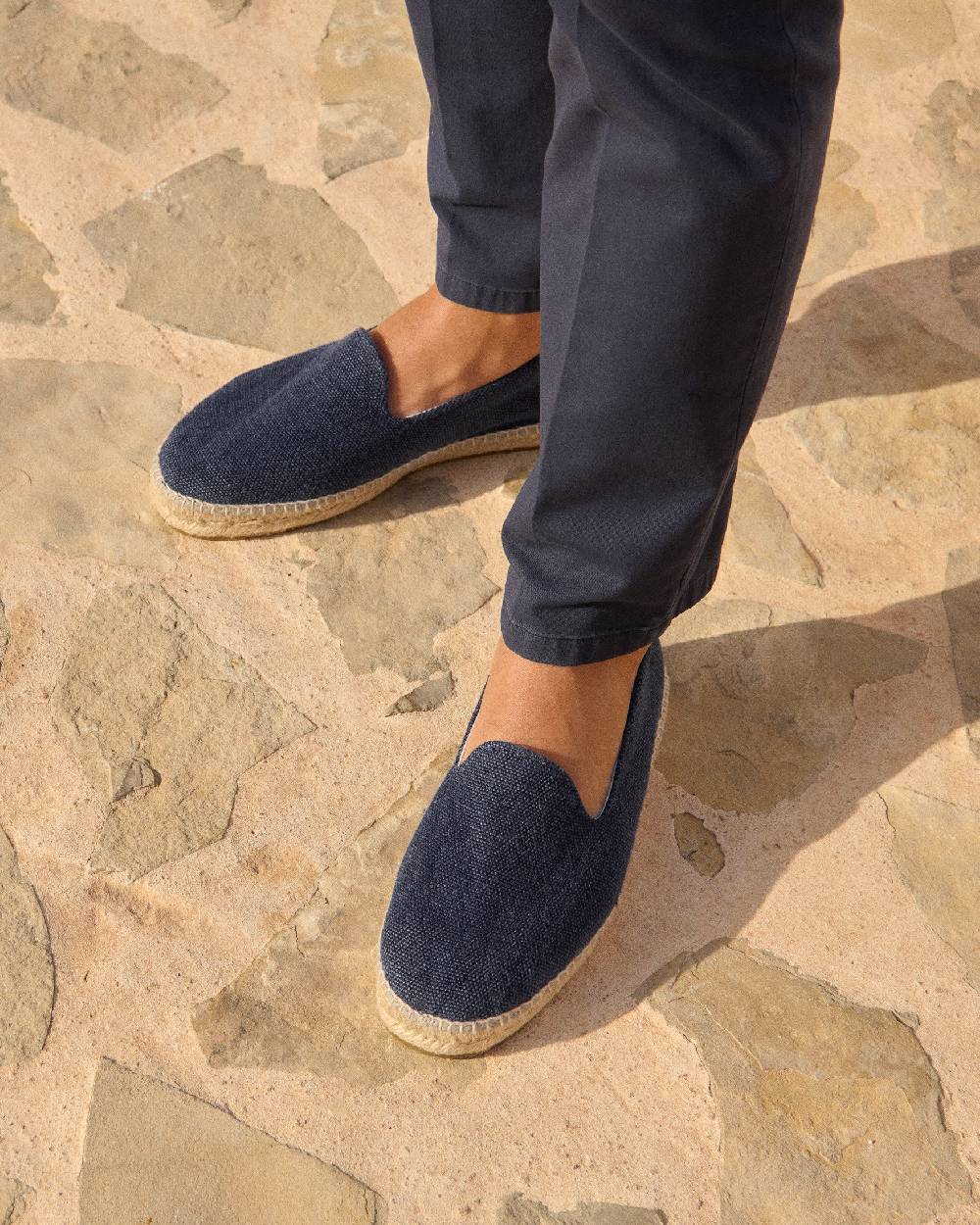 Manebí Organic Hemp Espadrilles - La Havana Navy Fino al 65% di sconto