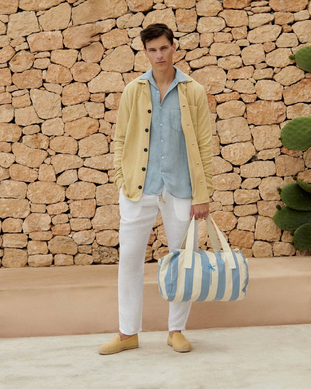 Manebí Organic Terry Cotton|Nicolo Shirt - Long Sleeves Sand Sostegno trimestrale