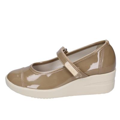 scarpe donna AGILE by RUCOLINE ballerine beige vernice 242 A ULTRA BE599 Soddisfazione Garantita