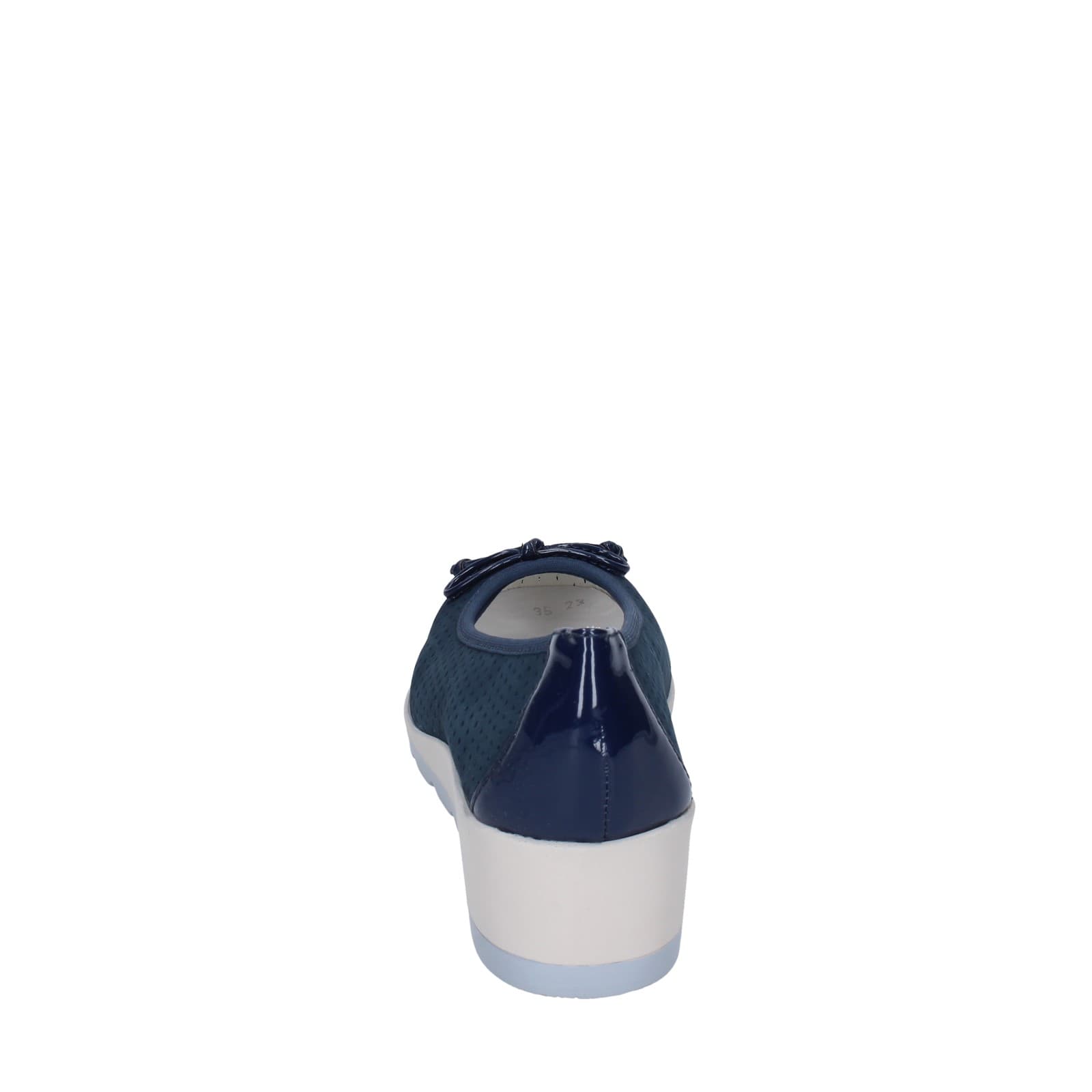 scarpe donna IO DONNA ballerine blu pelle scamosciata EZ42 Qualità Garantita