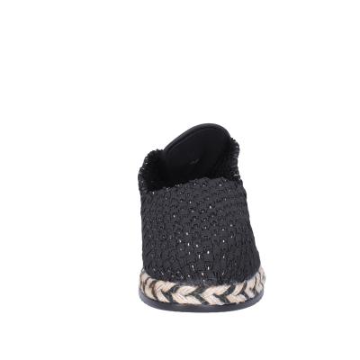 scarpe donna CAFè NOIR espadrillas nero tessuto MEA901 BF478 Promozione Limitata