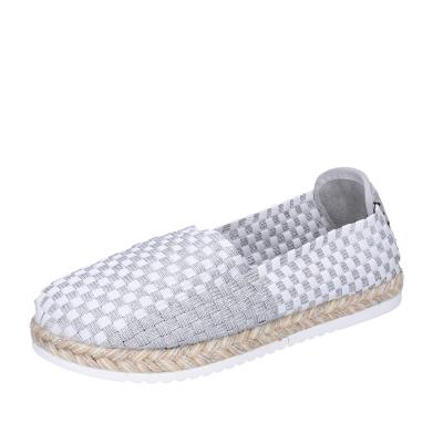 scarpe donna CAFè NOIR espadrillas argento tessuto bianco MEA901 BF480 scarpe donna CAFè NOIR espadrillas argento tessuto bianco MEA901 BF480