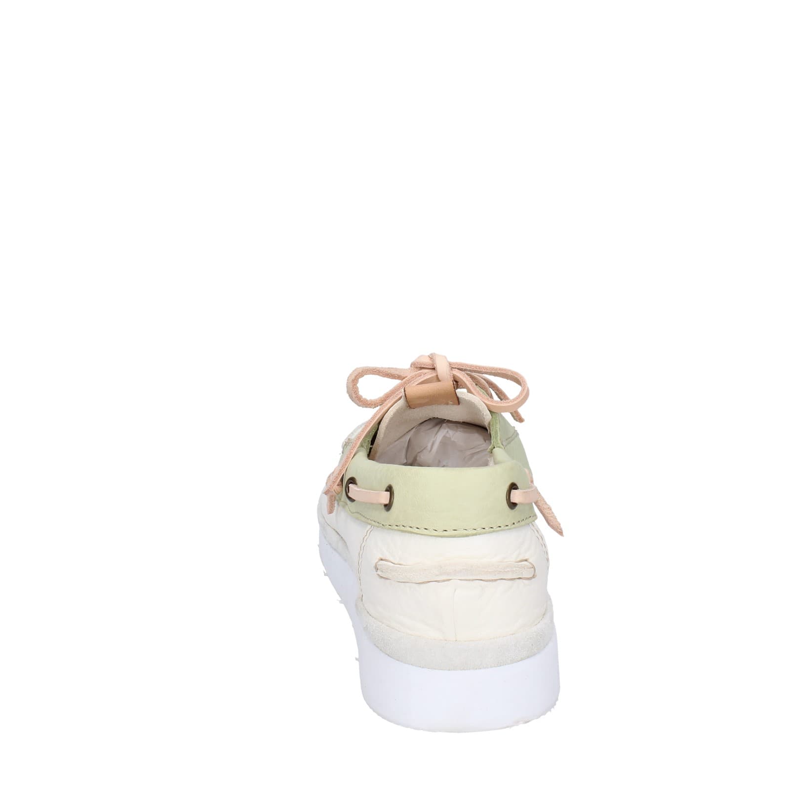 scarpe donna MOMA classiche bianco pelle verde 1AS407-YAC2 EZ870 Novità