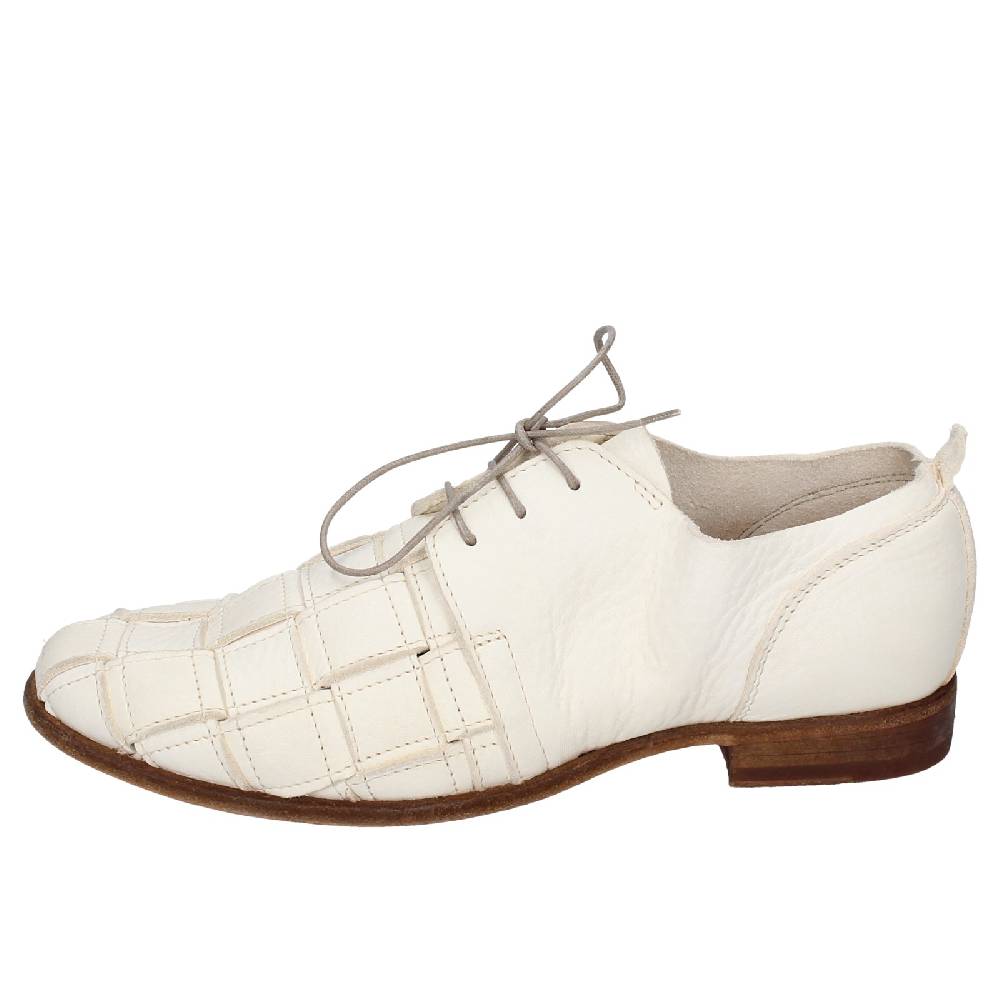 scarpe donna MOMA classiche bianco pelle 39409A VINTAGE EX454 Outlet