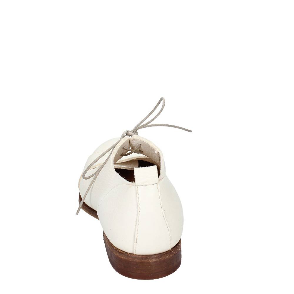 scarpe donna MOMA classiche bianco pelle 39405A VINTAGE EX460 Nuova