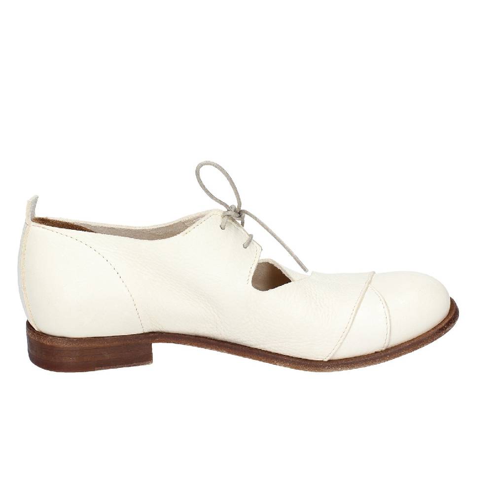 scarpe donna MOMA classiche bianco pelle 39405A VINTAGE EX460 Nuova