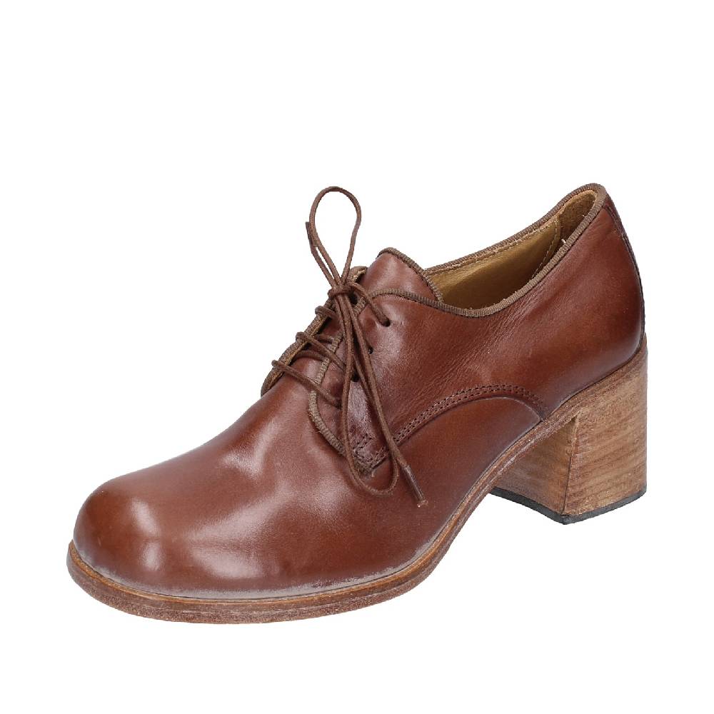 scarpe donna MOMA classiche marrone pelle 47401A VINTAGE EX445 Moda