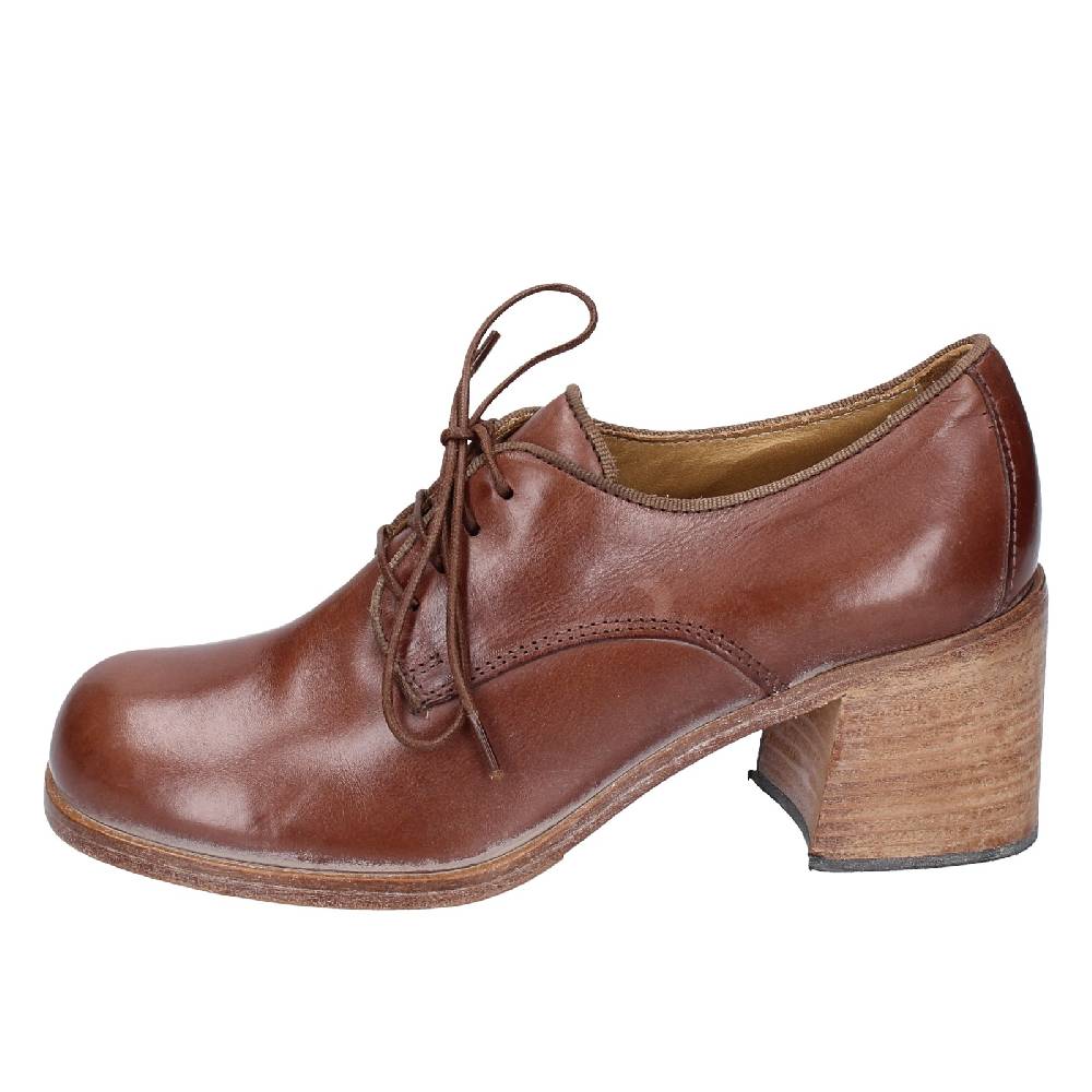 scarpe donna MOMA classiche marrone pelle 47401A VINTAGE EX445 Moda