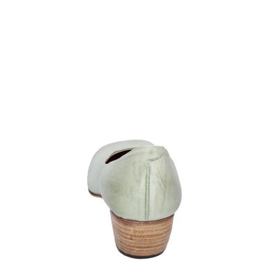scarpe donna MOMA decollete verde pelle BE500 Sconti questo mese