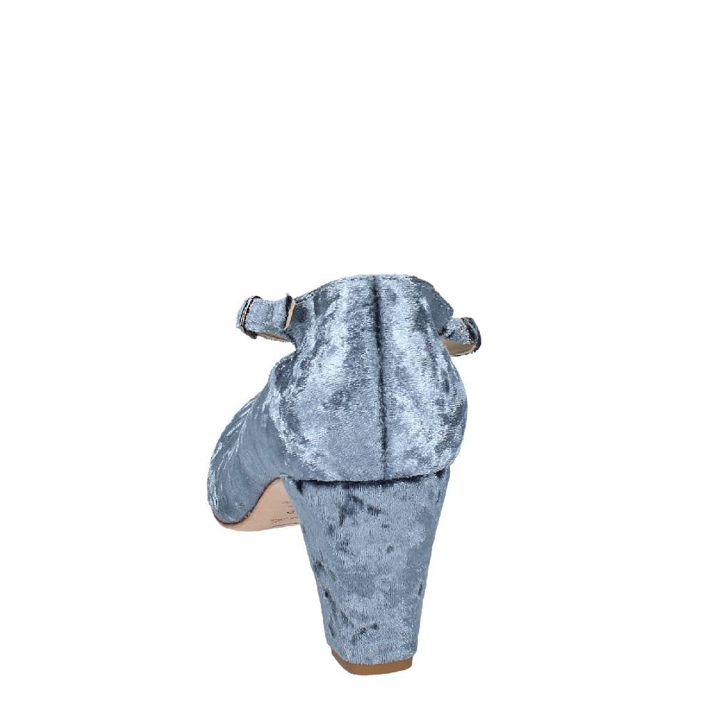 scarpe donna ANNIEL decollete grigio velluto EX257 Vendita