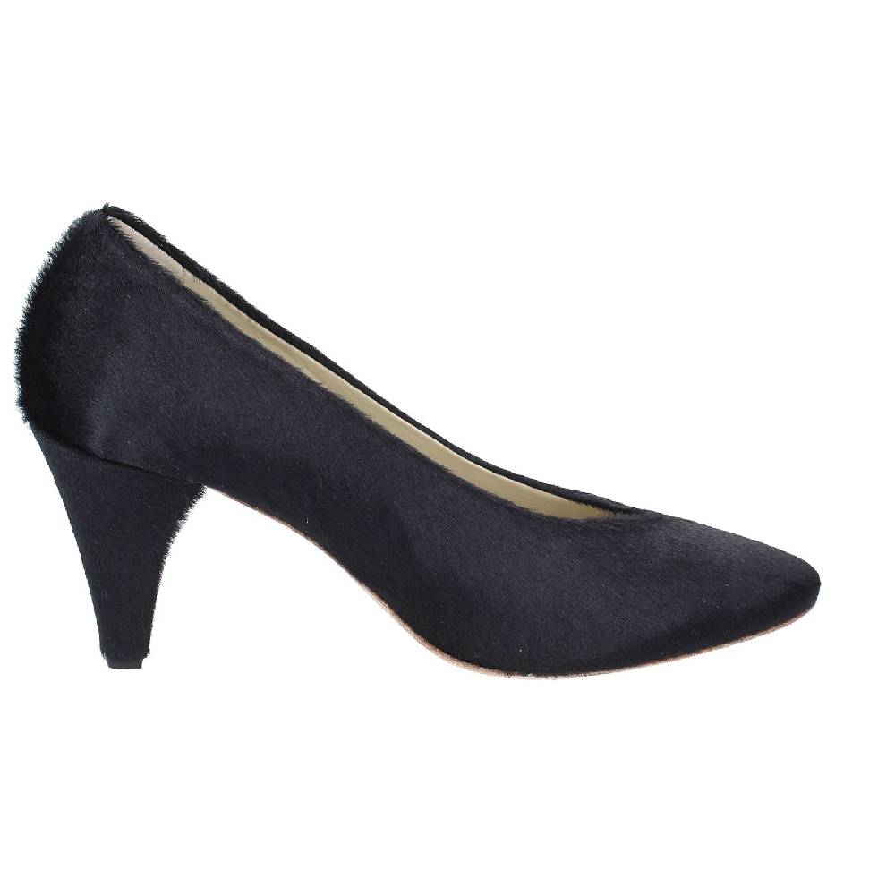 scarpe donna ANNIEL decollete nero cavallino EX252 Promozione
