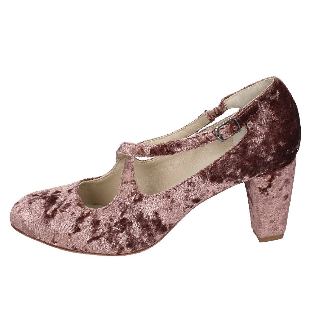 scarpe donna ANNIEL decollete marrone velluto EX279 Negozi Online