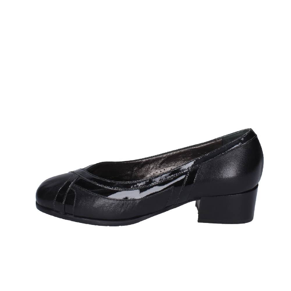scarpe donna CONFORT decollete nero pelle vernice 1473 EZ334 Convenienza