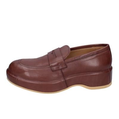 scarpe donna MOMA mocassini marrone pelle 1ESA19-NAC BC44 Presa
