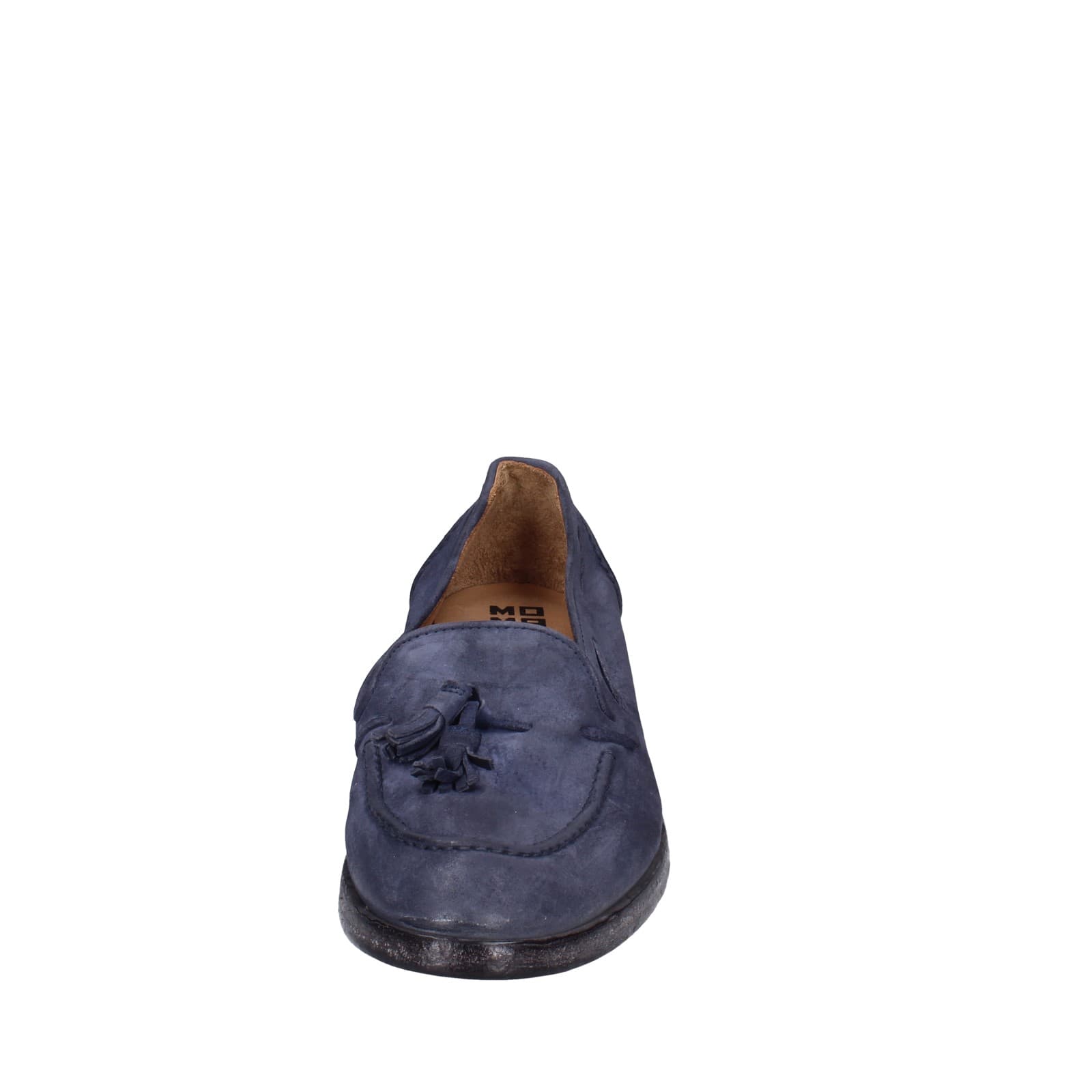 scarpe donna MOMA mocassini blu camoscio 1FS472-0W EZ878 Offerta