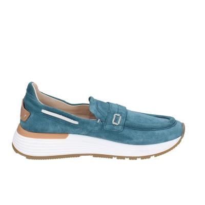 scarpe donna MOMA mocassini verde camoscio 3FS413-CRP11 BC851 In Vendita