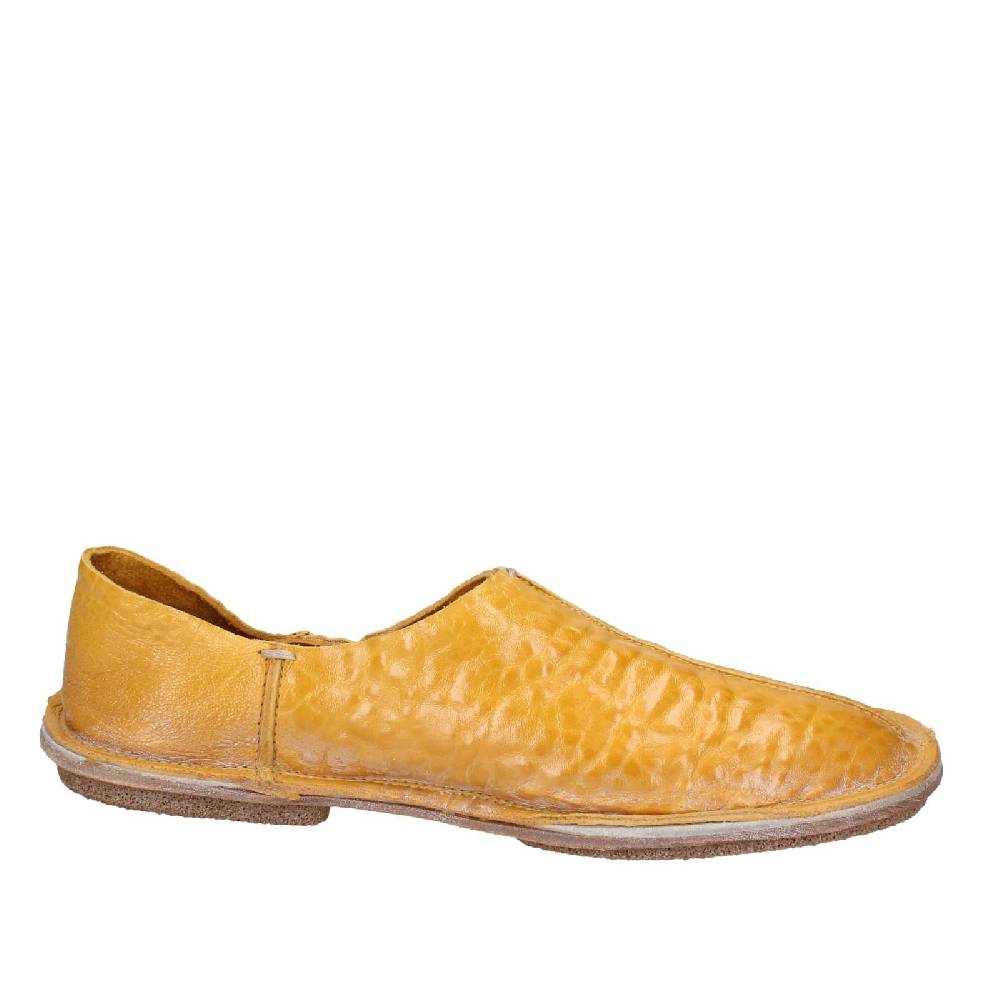 scarpe donna MOMA mocassini giallo pelle 1FS438-NANZ EZ873 Saldi