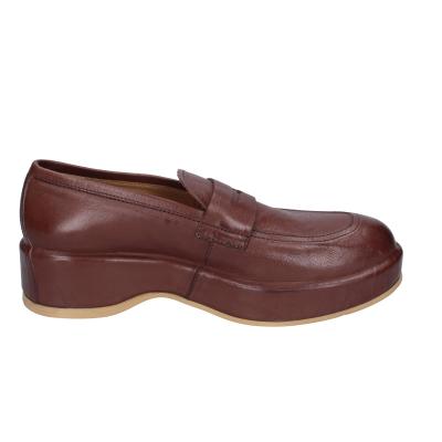 scarpe donna MOMA mocassini marrone pelle 1ES419-NAC BC48 Offerte