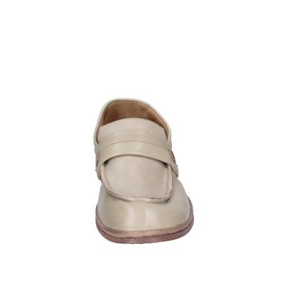 scarpe donna MOMA mocassini beige pelle marrone 1ES323-TV BC52 Hotsell