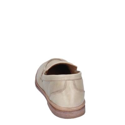 scarpe donna MOMA mocassini beige pelle marrone 1ES323-TV BC52 Hotsell