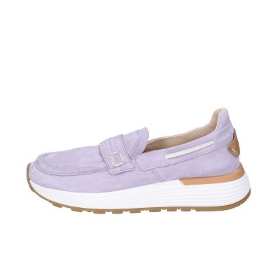 scarpe donna MOMA mocassini viola camoscio 3FS413-CRP12 BC786 Vendita Economica