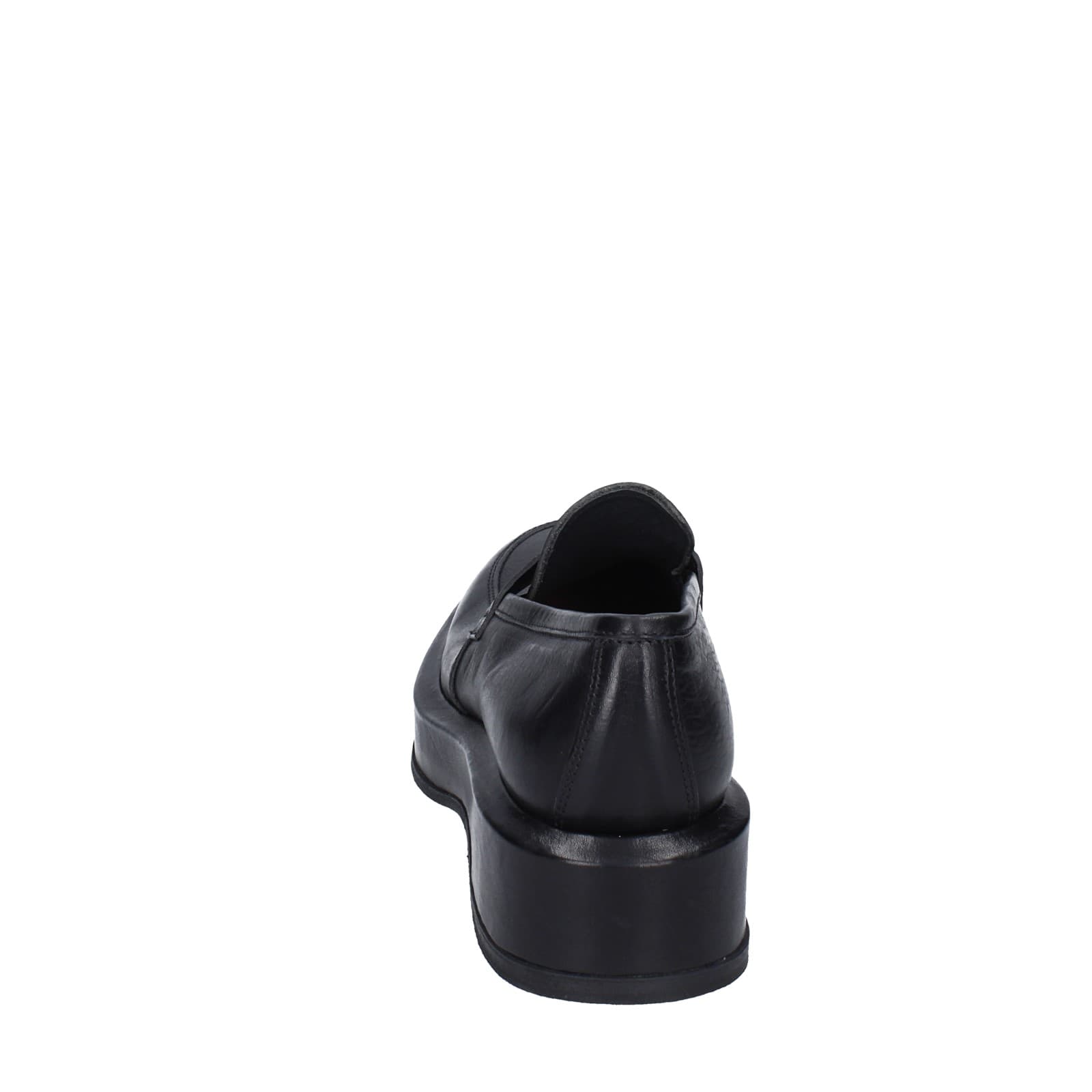 scarpe donna MOMA mocassini nero pelle 82301E-CU EY487 I Più Venduti